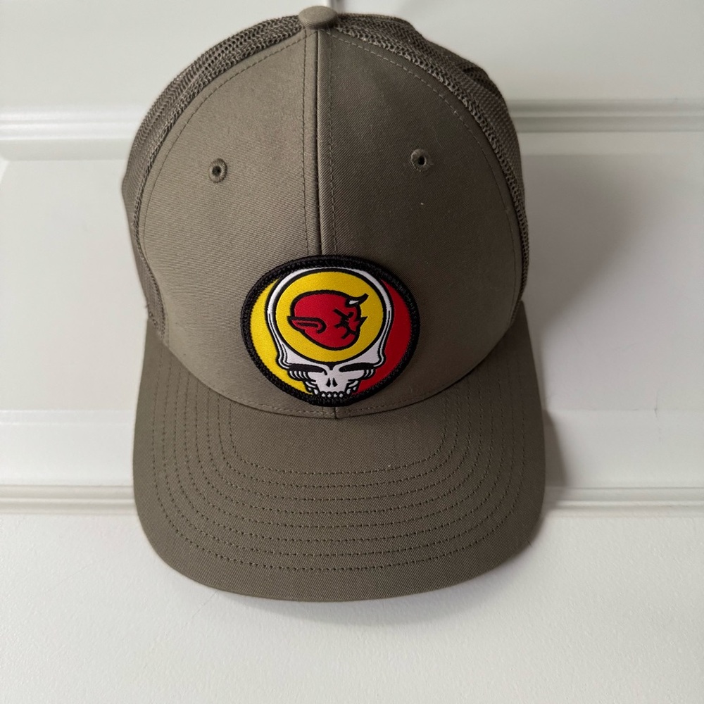 Stealie Green Trucker Hat Hot Stuff Tattoo